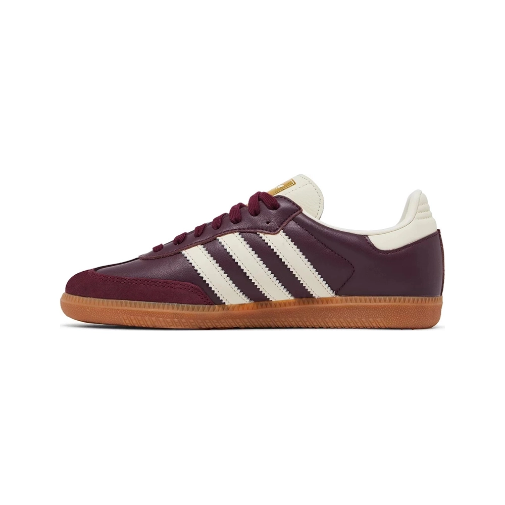 Adidas Samba OG Maroon Gold Metallic,ADIDAS SAMBA,ADIDAS