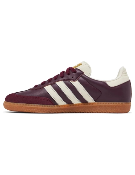 Adidas Samba OG Maroon Gold Metallic,ADIDAS SAMBA,ADIDAS