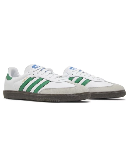 Adidas Samba OG Footwear White Green,ADIDAS SAMBA,ADIDAS