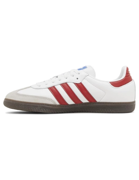 Adidas Samba OG White Better Scarlet,ADIDAS SAMBA,ADIDAS