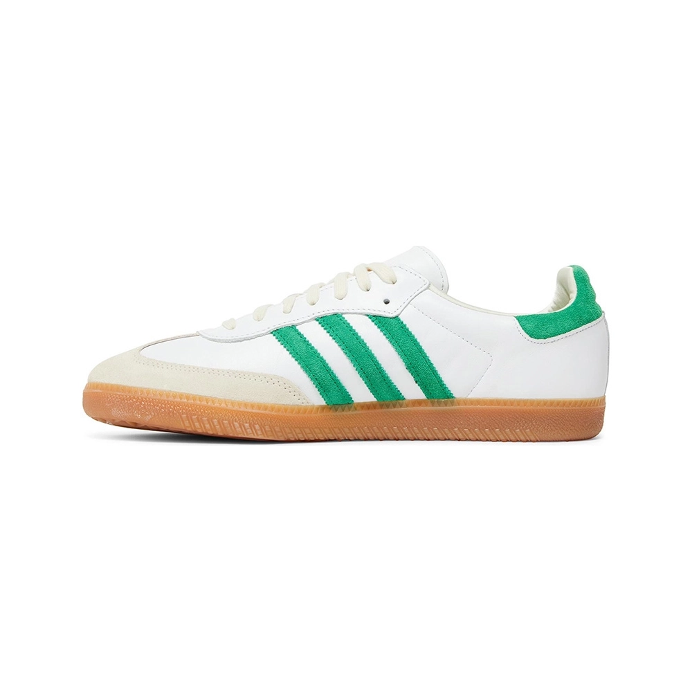 Adidas Samba OG Sporty Rich White Green,ADIDAS SAMBA,ADIDAS