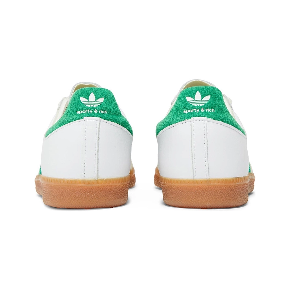 Adidas Samba OG Sporty Rich White Green,ADIDAS SAMBA,ADIDAS