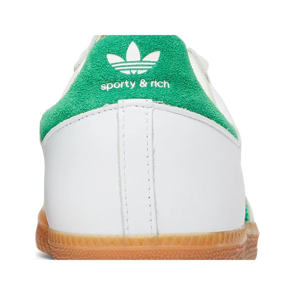 Adidas Samba OG Sporty Rich White Green,ADIDAS SAMBA,ADIDAS