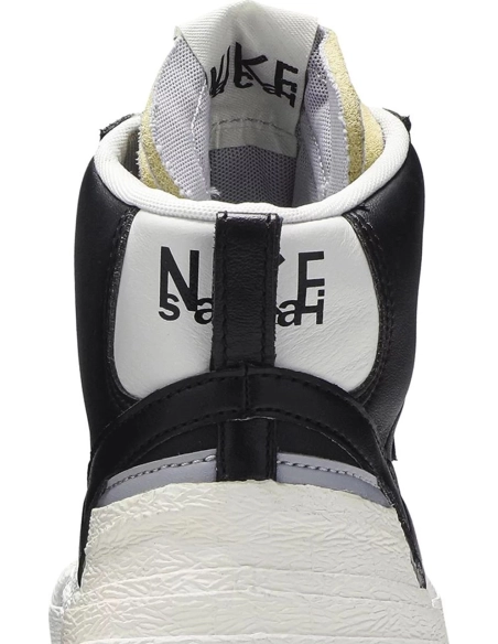 sacai x Blazer Mid Black Grey,NIKE BLAZER,NIKE SHOES Reps