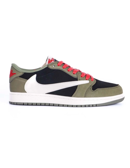 Travis Scott x Air Jordan 1 Low Dark Green CQ4277 008,AIR JORDAN 1 LOW,Air Jordan