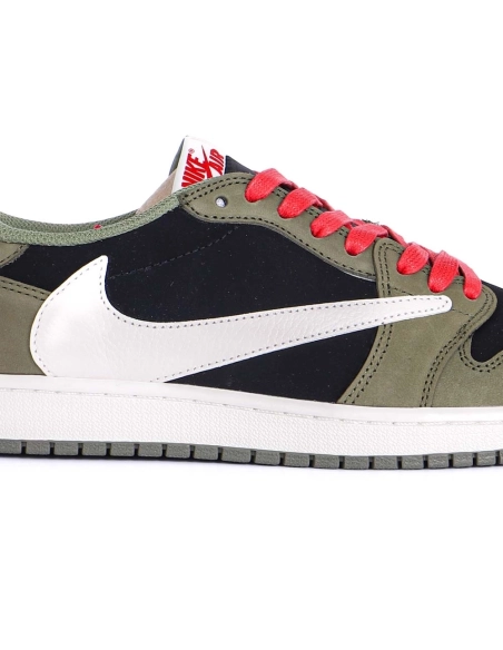 Travis Scott x Air Jordan 1 Low Dark Green CQ4277 008,AIR JORDAN 1 LOW,Air Jordan