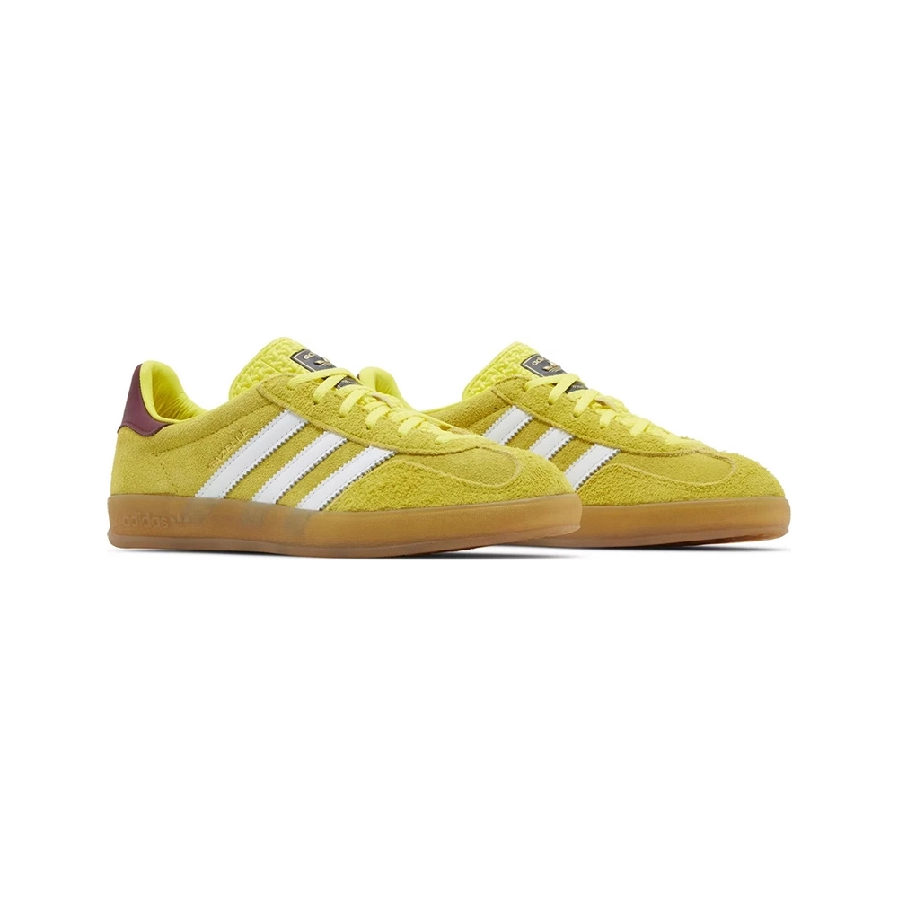 Adidas Gazelle Indoor Bright Yellow Burgundy,ADIDAS GAZELLE,ADIDAS