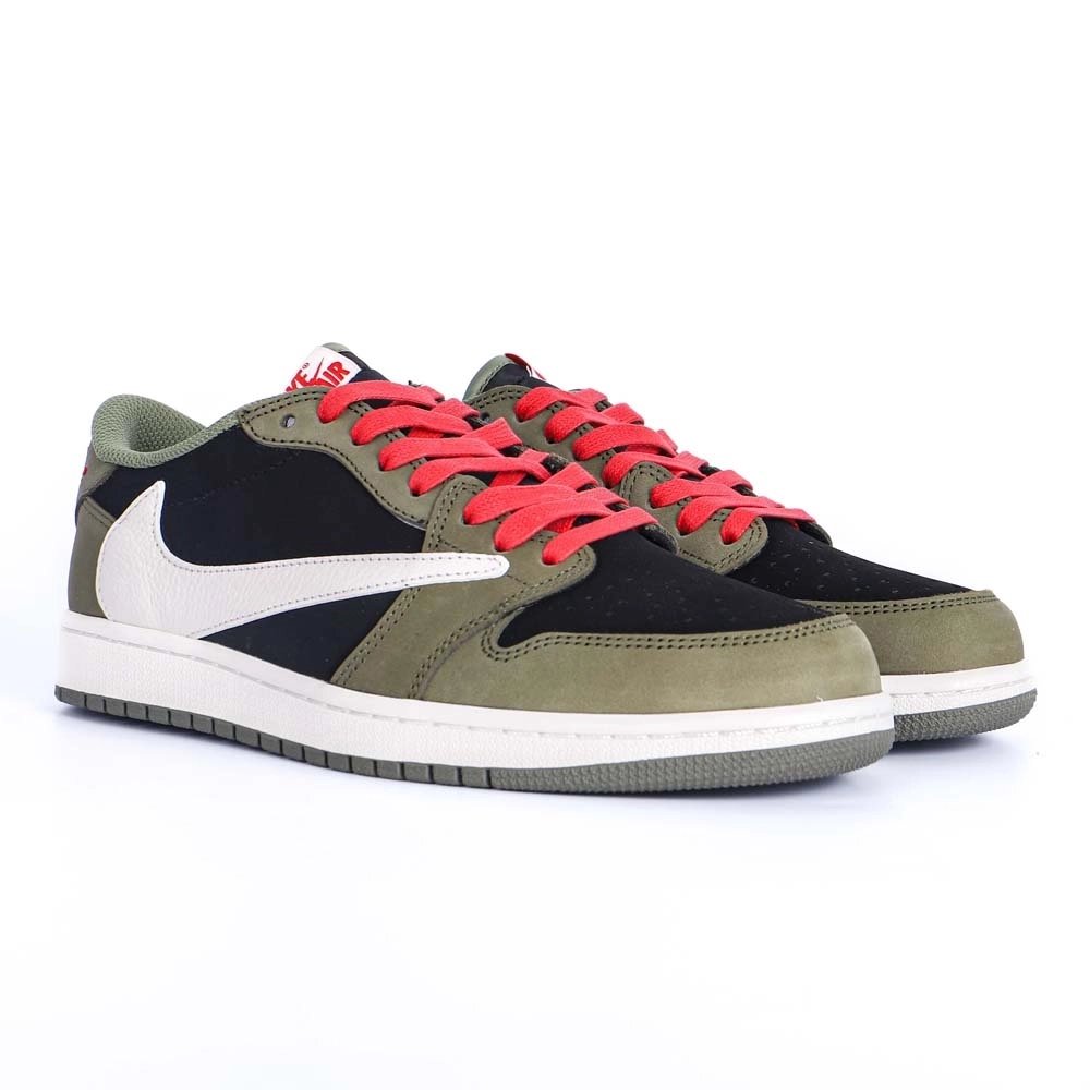 Travis Scott x Air Jordan 1 Low Dark Green CQ4277 008,AIR JORDAN 1 LOW,Air Jordan