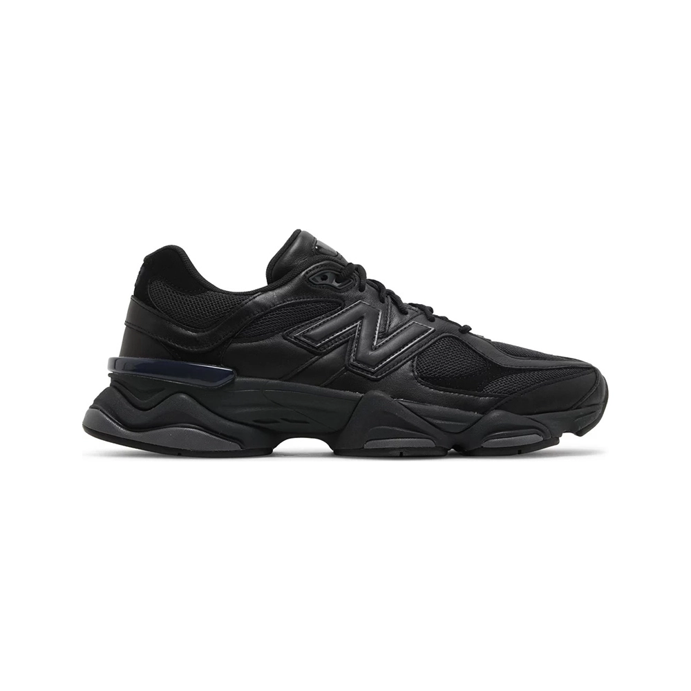 New Balance 9060 Triple Black Leather,New Balance 9060,New Balance Shoes