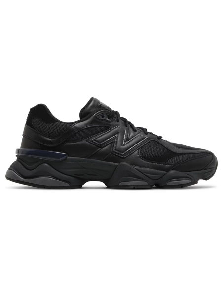 New Balance 9060 Triple Black Leather,New Balance 9060,New Balance Shoes