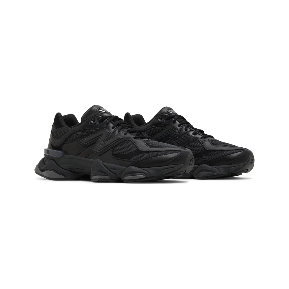 New Balance 9060 Triple Black Leather,New Balance 9060,New Balance Shoes