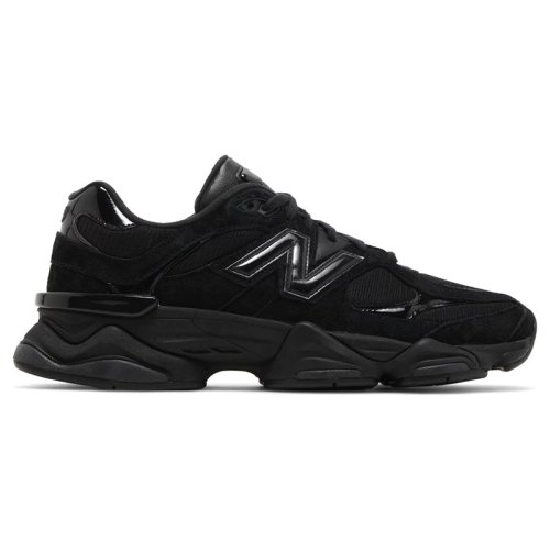9060 Triple Black Suede Patent,New Balance 9060,New Balance Shoes