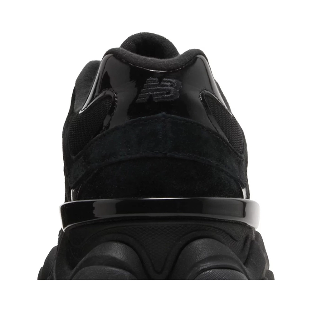 9060 Triple Black Suede Patent,New Balance 9060,New Balance Shoes