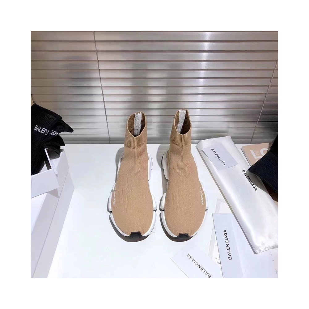 Balenciaga Speed Trainer Beige White,BALENCIAGA SPEED,BALENCIAGA