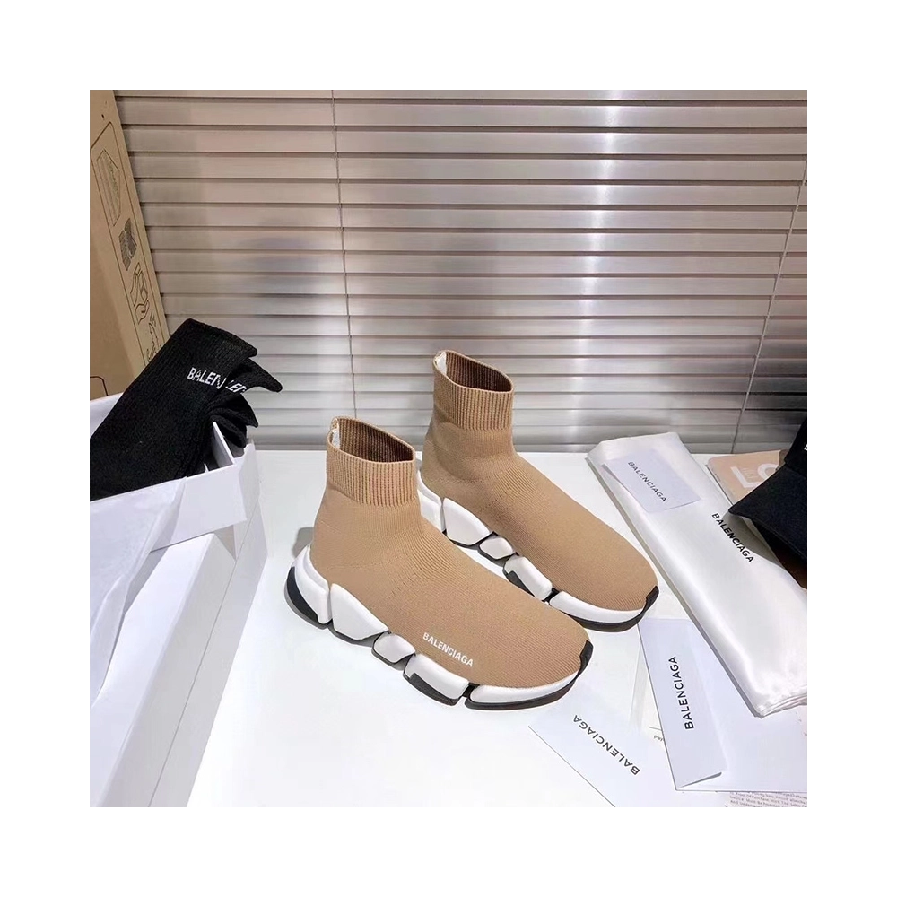 Balenciaga Speed Trainer Beige White,BALENCIAGA SPEED,BALENCIAGA