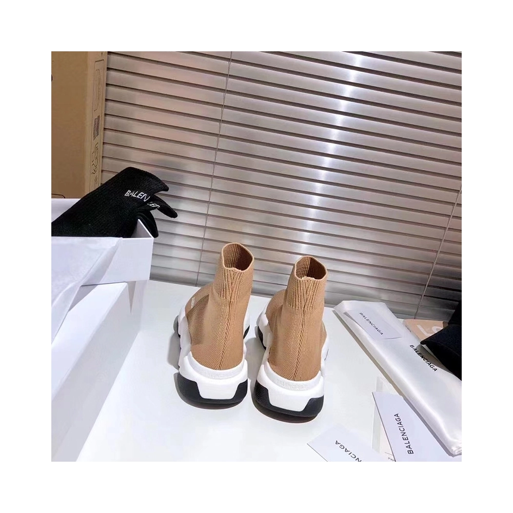 Balenciaga Speed Trainer Beige White,BALENCIAGA SPEED,BALENCIAGA