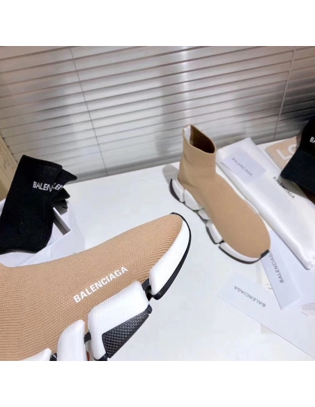Balenciaga Speed Trainer Beige White,BALENCIAGA SPEED,BALENCIAGA