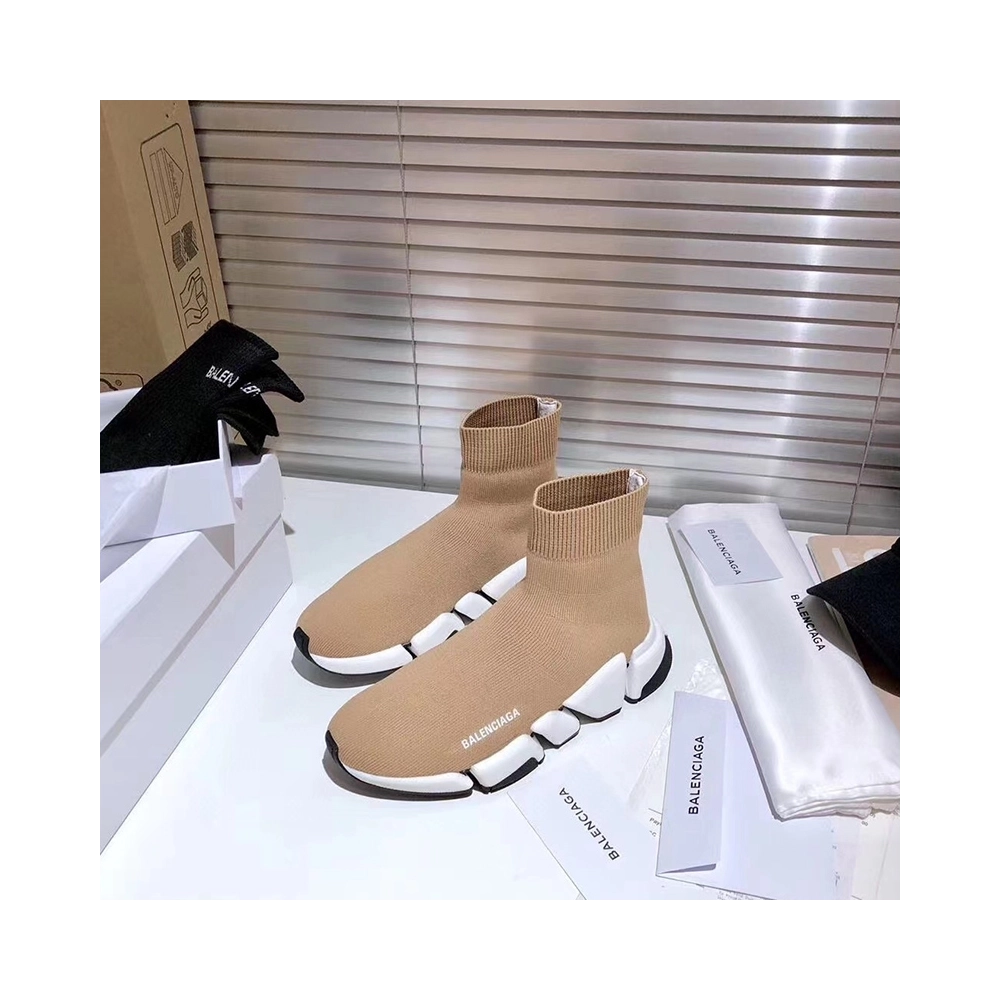 Balenciaga Speed Trainer Beige White,BALENCIAGA SPEED,BALENCIAGA