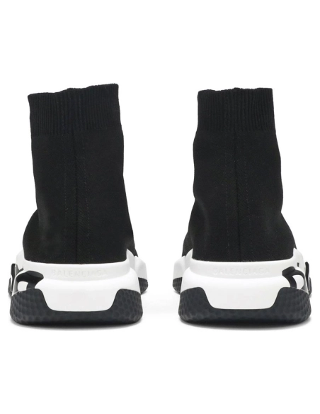 Balenciaga Speed Trainer Graffiti Black White,BALENCIAGA SPEED,BALENCIAGA