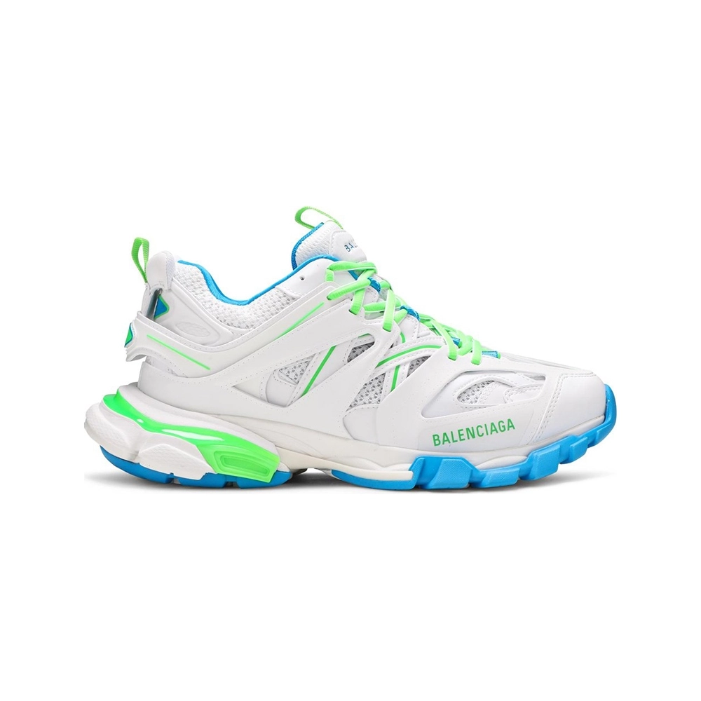 BALENCIAGA TRACK WHITE GREEN,BALENCIAGA TRACK,BALENCIAGA
