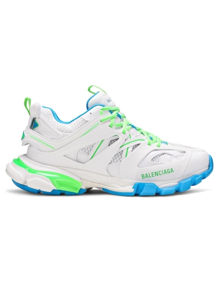 BALENCIAGA TRACK WHITE GREEN,BALENCIAGA TRACK,BALENCIAGA