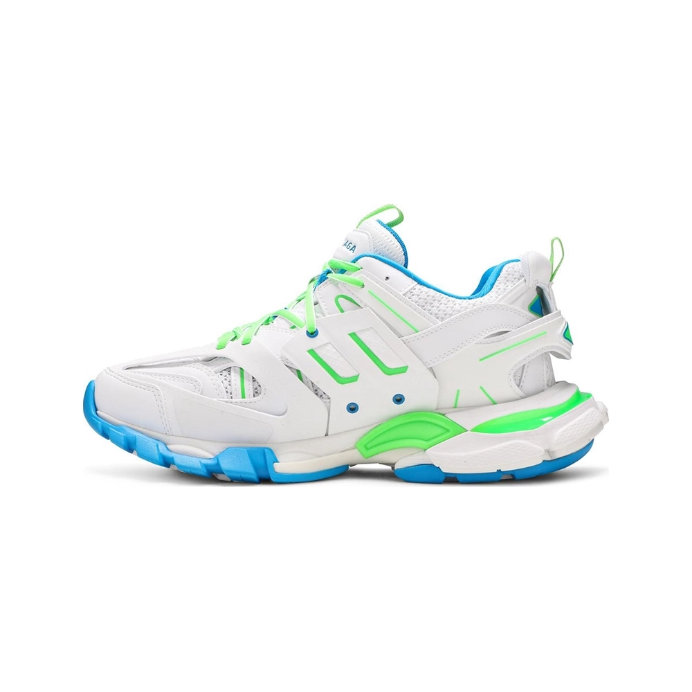 BALENCIAGA TRACK WHITE GREEN,BALENCIAGA TRACK,BALENCIAGA