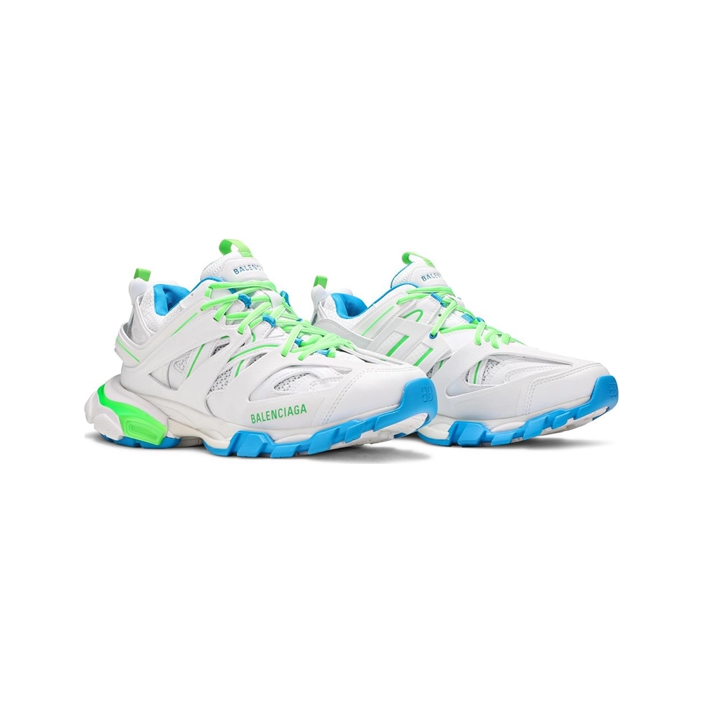 BALENCIAGA TRACK WHITE GREEN,BALENCIAGA TRACK,BALENCIAGA