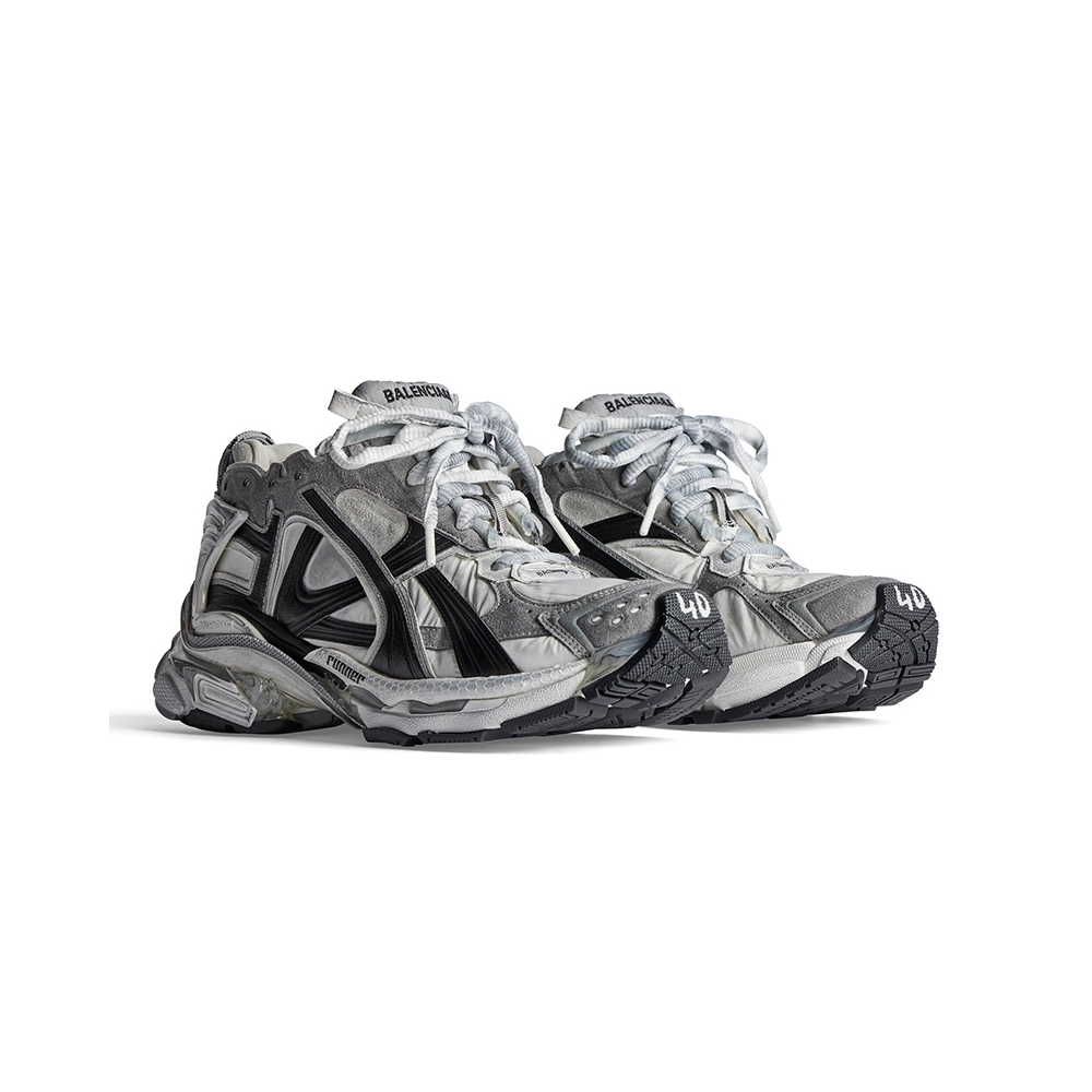 BALENCIAGA MENS RUNNER SNEAKER IN GREY,Balenciaga Runner,BALENCIAGA