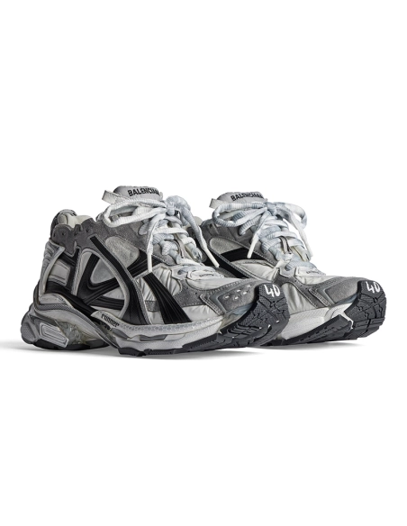 BALENCIAGA MENS RUNNER SNEAKER IN GREY,Balenciaga Runner,BALENCIAGA