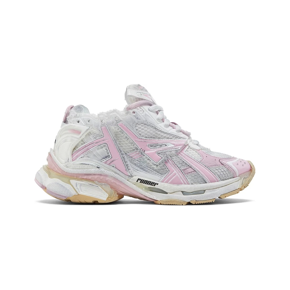 Balenciaga Wmns Runner Sneaker White Pink,Balenciaga Runner,BALENCIAGA