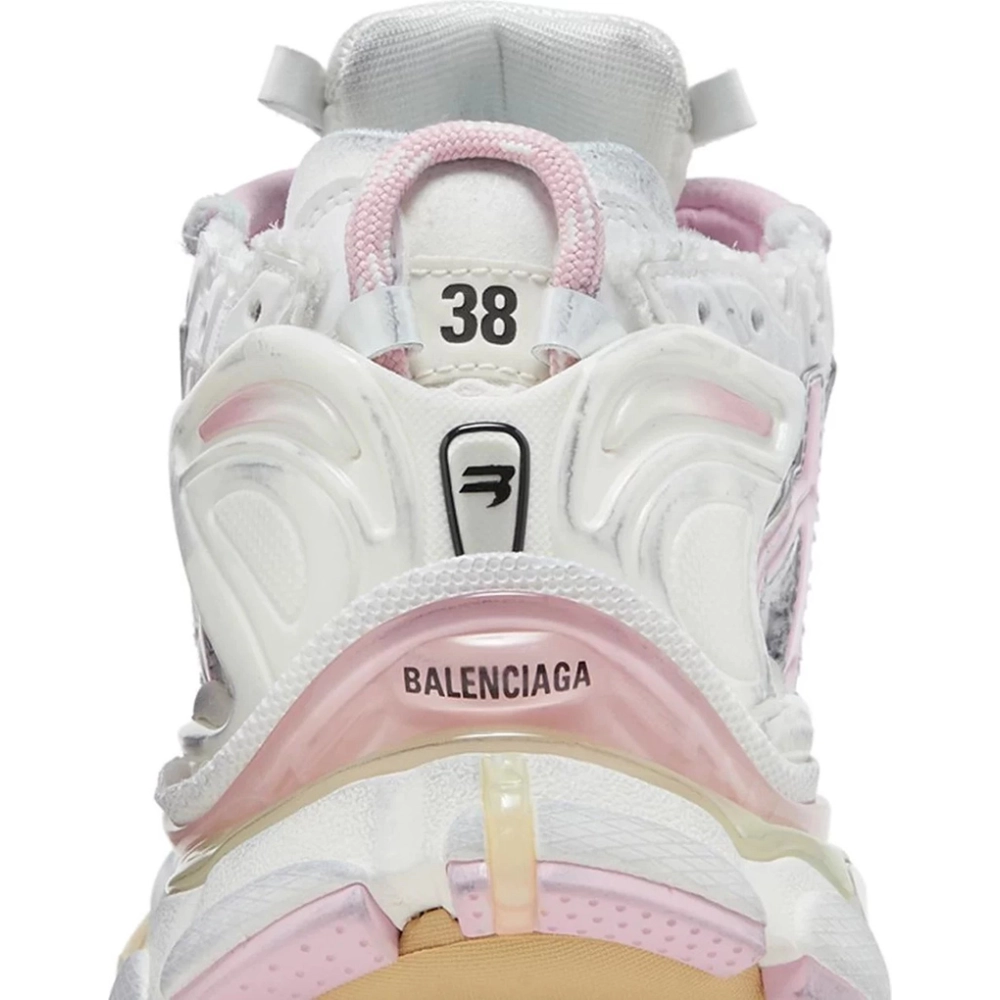 Balenciaga Wmns Runner Sneaker White Pink,Balenciaga Runner,BALENCIAGA