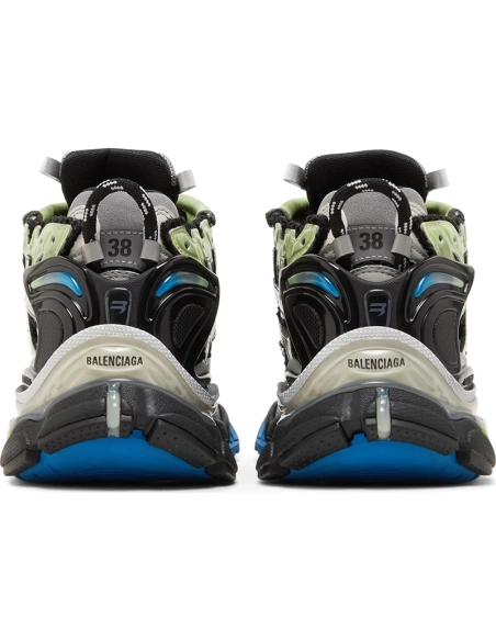 Balenciaga Runner Sneaker Grey Blue Green,Balenciaga Runner,BALENCIAGA
