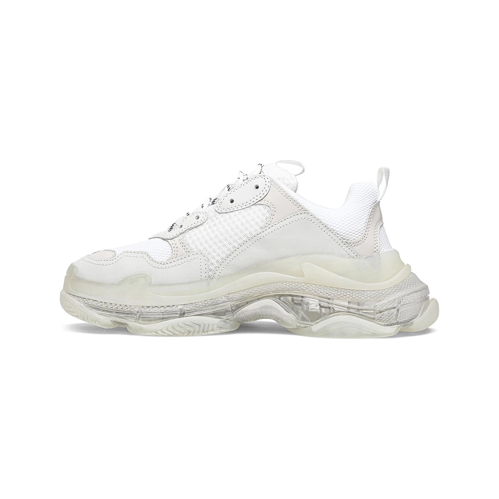 BALENCIAGA TRIPLE S CLEAR SOLE WHITE,BALENCIAGA TRIPLE S,BALENCIAGA