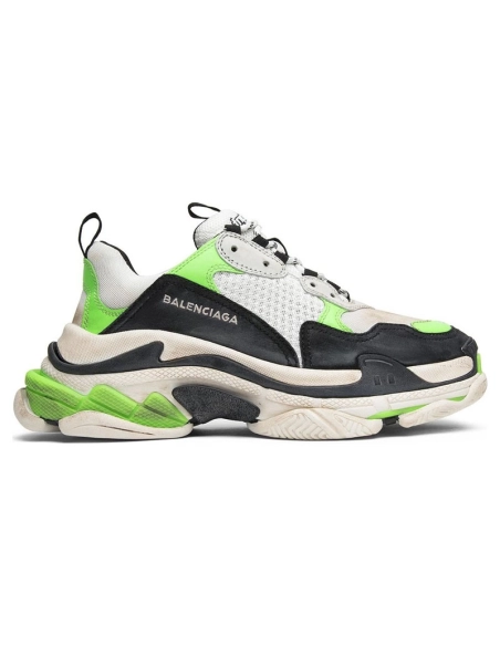 Mr. Porter X BALENCIAGA TRIPLE S Neon Green,BALENCIAGA TRIPLE S,BALENCIAGA