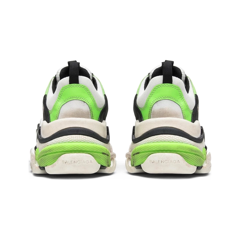 Mr. Porter X BALENCIAGA TRIPLE S Neon Green,BALENCIAGA TRIPLE S,BALENCIAGA