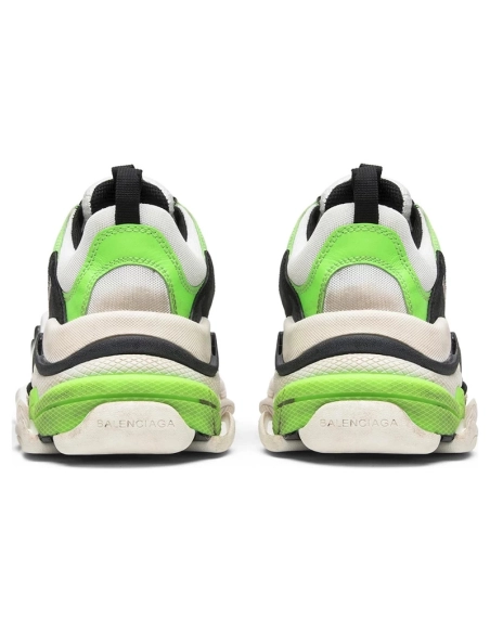 Mr. Porter X BALENCIAGA TRIPLE S Neon Green,BALENCIAGA TRIPLE S,BALENCIAGA