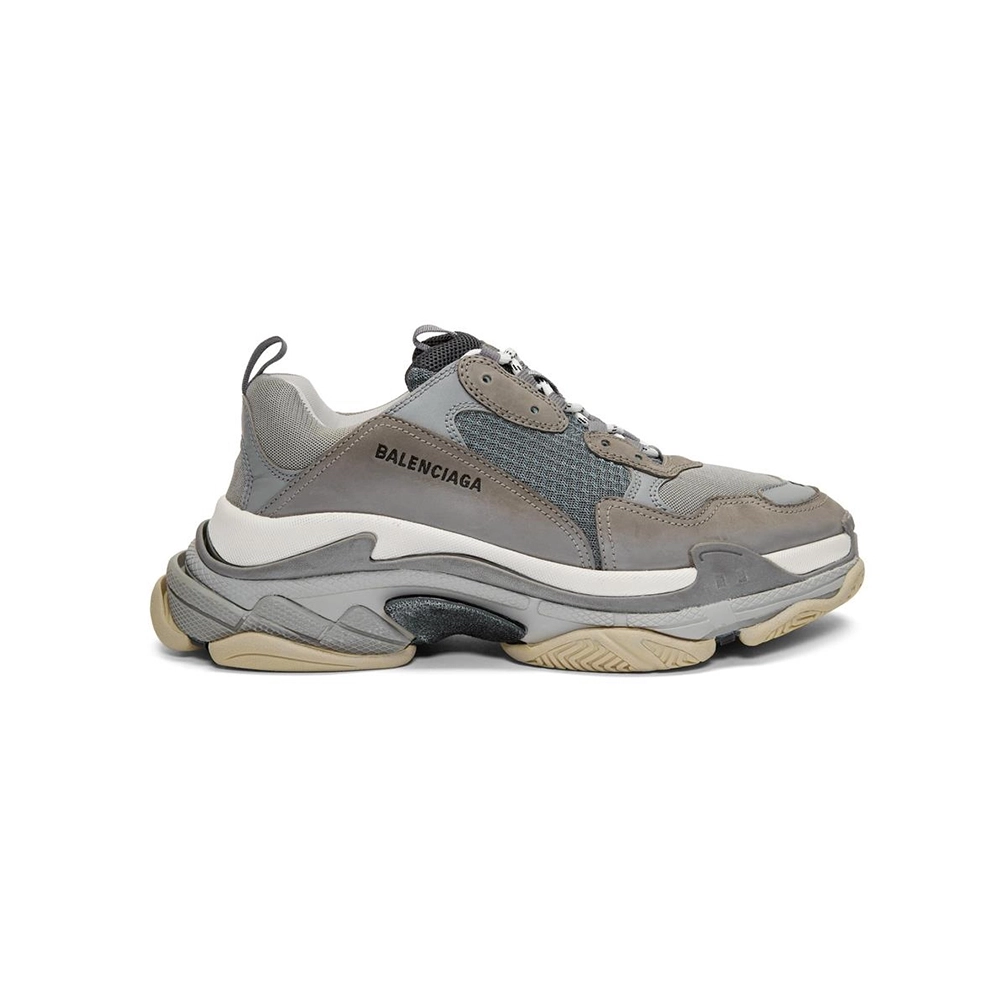 BALENCIAGA TRIPLE S GREY BLACK,BALENCIAGA TRIPLE S,BALENCIAGA