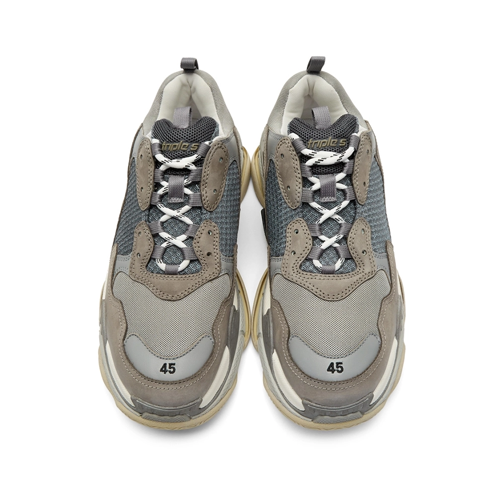 BALENCIAGA TRIPLE S GREY BLACK,BALENCIAGA TRIPLE S,BALENCIAGA