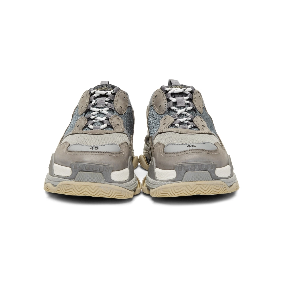 BALENCIAGA TRIPLE S GREY BLACK,BALENCIAGA TRIPLE S,BALENCIAGA