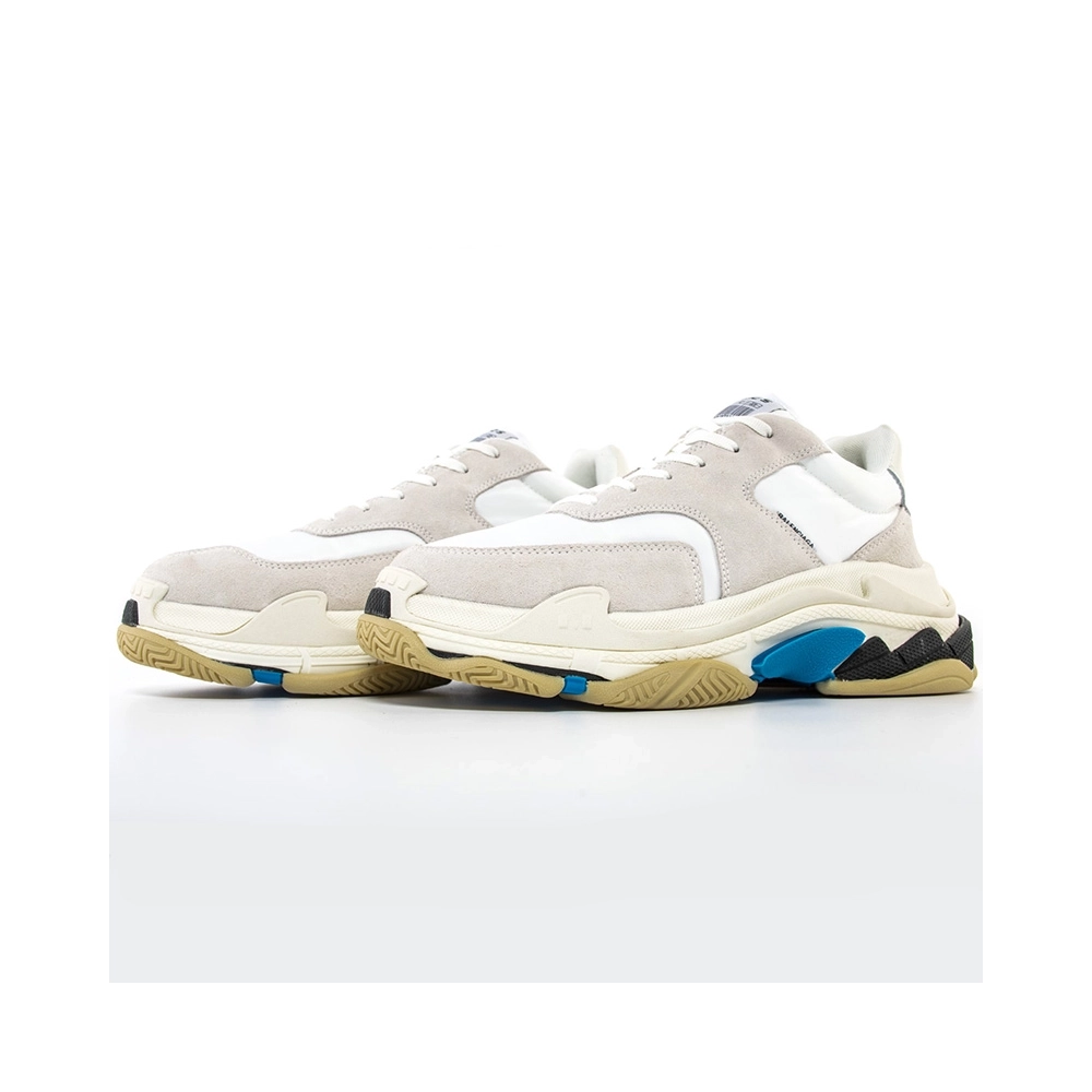 BALENCIAGA TRIPLE S WHITE BLUE,BALENCIAGA TRIPLE S,BALENCIAGA