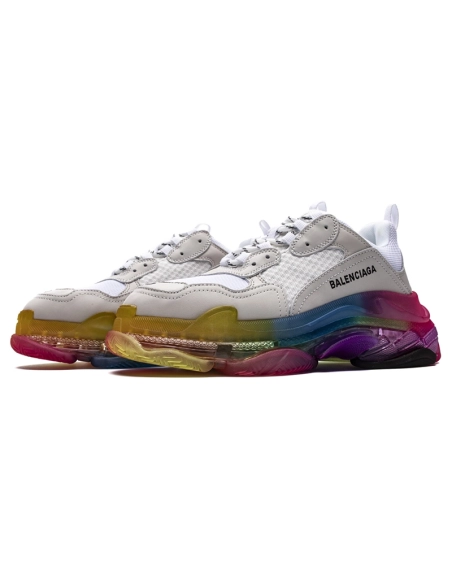 BALENCIAGA TRIPLE S RAINBOW SOLE,BALENCIAGA TRIPLE S,BALENCIAGA