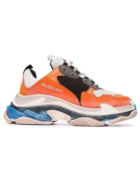 BALENCIAGA TRIPLE S ORANGE,BALENCIAGA TRIPLE S,BALENCIAGA