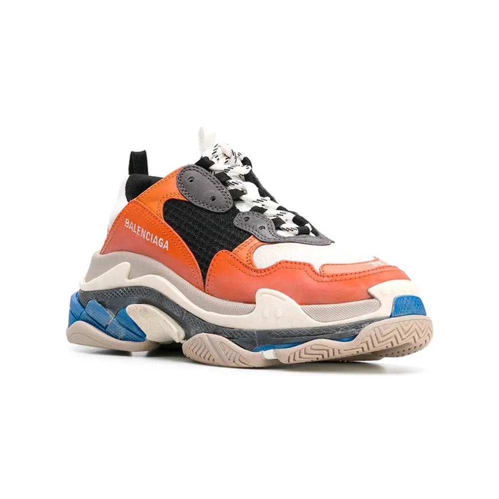 BALENCIAGA TRIPLE S ORANGE,BALENCIAGA TRIPLE S,BALENCIAGA