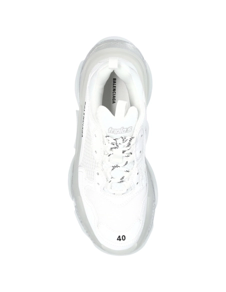 BALENCIAGA TRIPLE S WHITE IRIDESCENT,BALENCIAGA TRIPLE S,BALENCIAGA