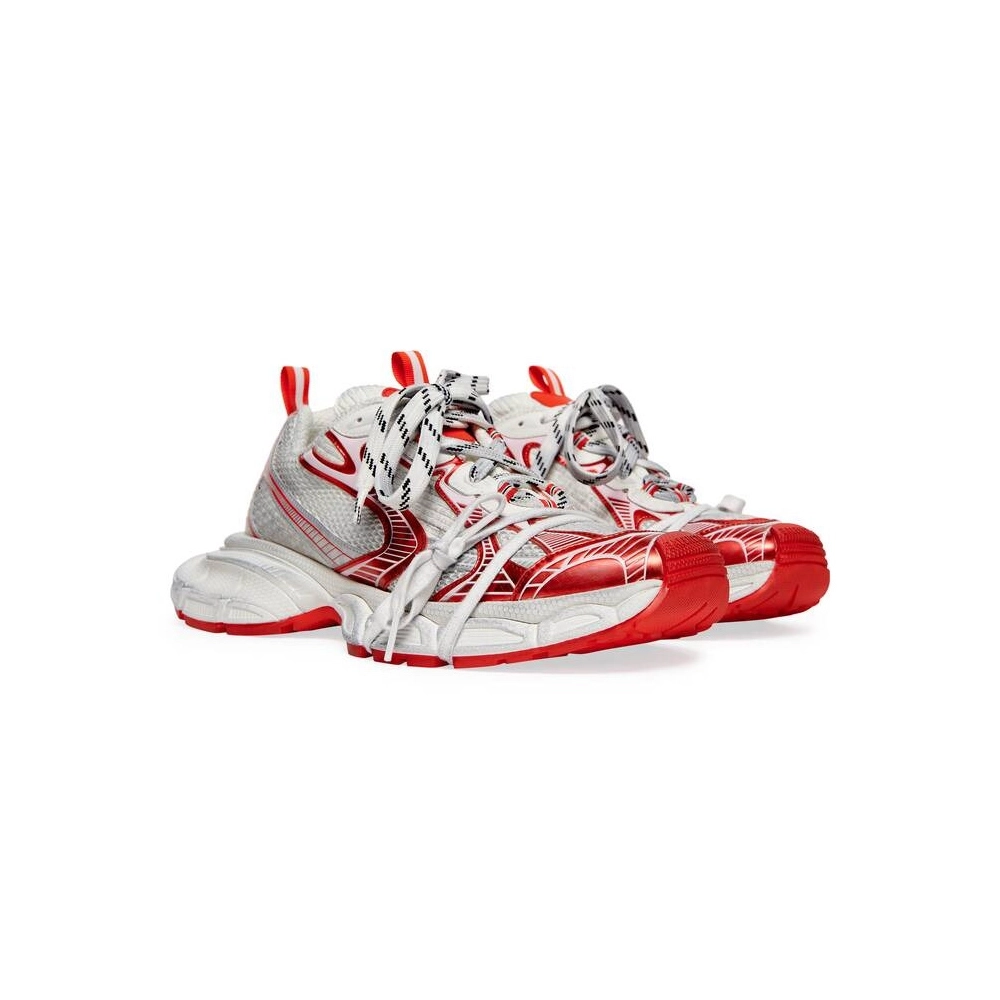 Balenciaga 3XL Sneaker WornOut White Red,BALENCIAGA 3XL SNEAKER,BALENCIAGA