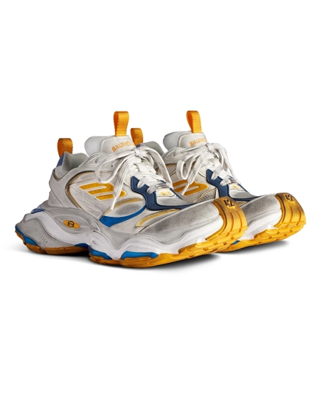 Balenciaga Cargo Sneaker in white, grey, orange and blue,BALENCIAGA CARGO,BALENCIAGA