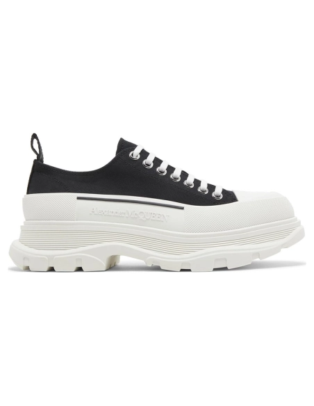 Alexander McQueen Tread Slick Lace Up Black White,ALEXANDER MCQUEEN,Other Brand Reps Sneakers