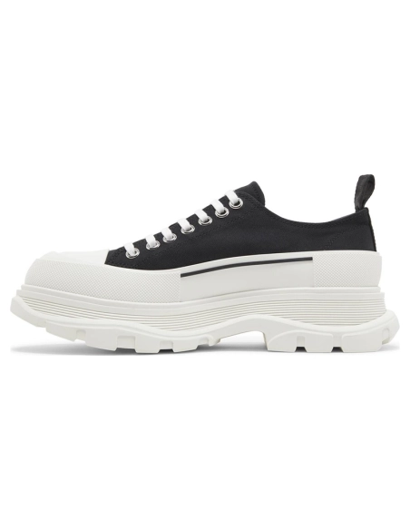 Alexander McQueen Tread Slick Lace Up Black White,ALEXANDER MCQUEEN,Other Brand Reps Sneakers