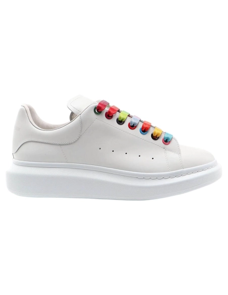 Alexander McQueen Oversized Sneaker White Multi,ALEXANDER MCQUEEN,Other Brand Reps Sneakers