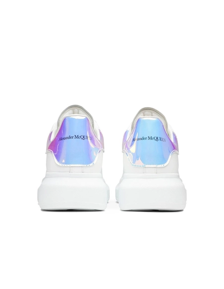 Alexander McQueen Oversized Sneaker White Iridescent,ALEXANDER MCQUEEN,Other Brand Reps Sneakers